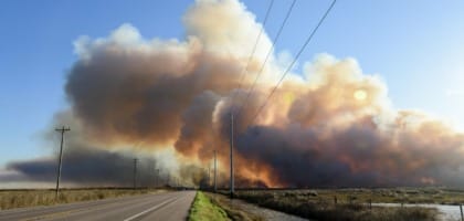 Wildfire smoke affecting Coastal Texas air quality